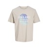 JACK & JONES PLUS Gradient kortærmet print t-shirt - Moonbeam