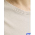 JACK & JONES PLUS Gradient kortærmet print t-shirt - Moonbeam