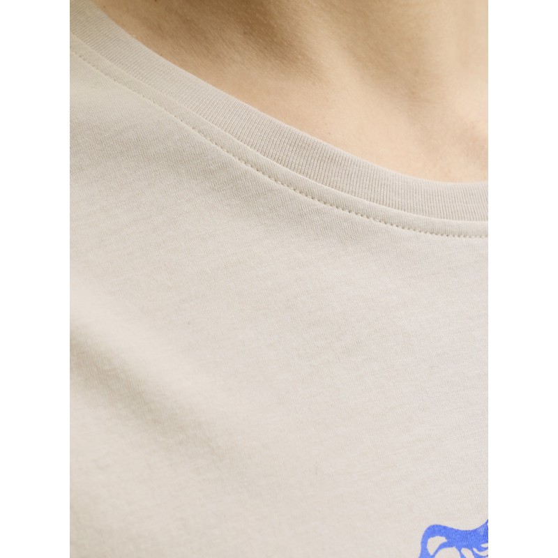 JACK & JONES PLUS Gradient kortærmet print t-shirt - Moonbeam