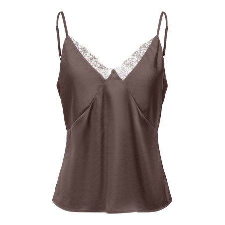 ONLY Faraya strop satin blone top - Shopping Bag