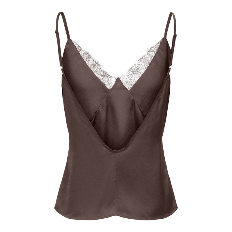 ONLY Faraya strop satin blone top - Shopping Bag