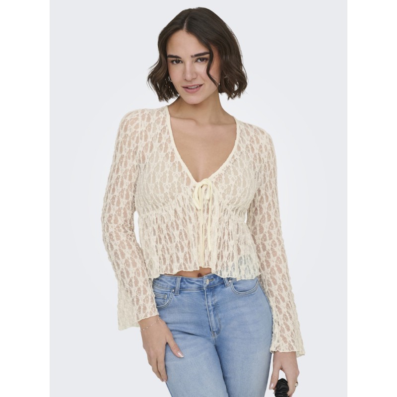 ONLY Aya blonde cardigan - Birch