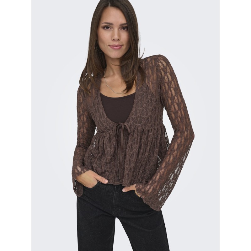 ONLY Aya blonde cardigan - Chocolate Martini