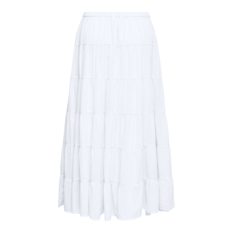 ONLY Kelly long nederdel - Bright White