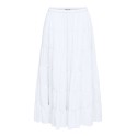 ONLY Kelly long nederdel - Bright White