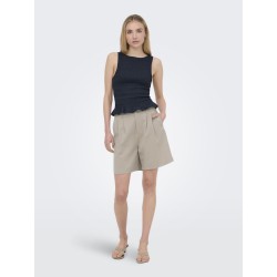ONLY Poptrash life loose shorts - Pure Cashmere