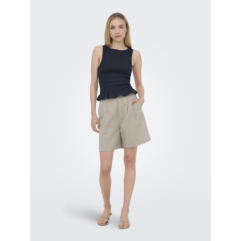 ONLY Poptrash life loose shorts - Pure Cashmere