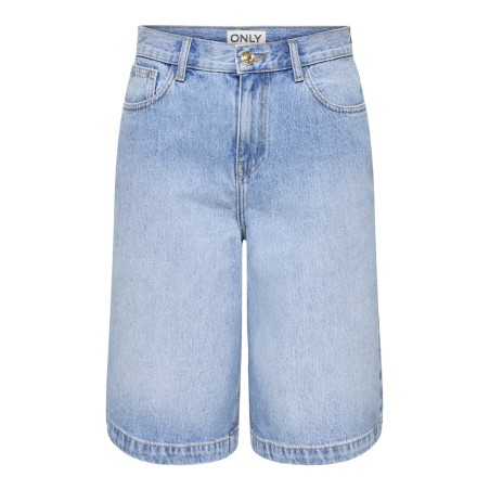 ONLY Zagu-doris midi denim shorts - Medium Blue Denim