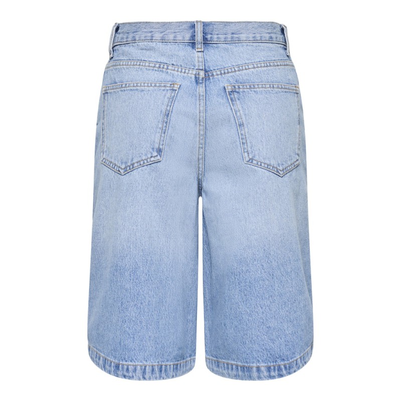 ONLY Zagu-doris midi denim shorts - Medium Blue Denim