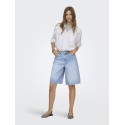 ONLY Zagu-doris midi denim shorts - Medium Blue Denim