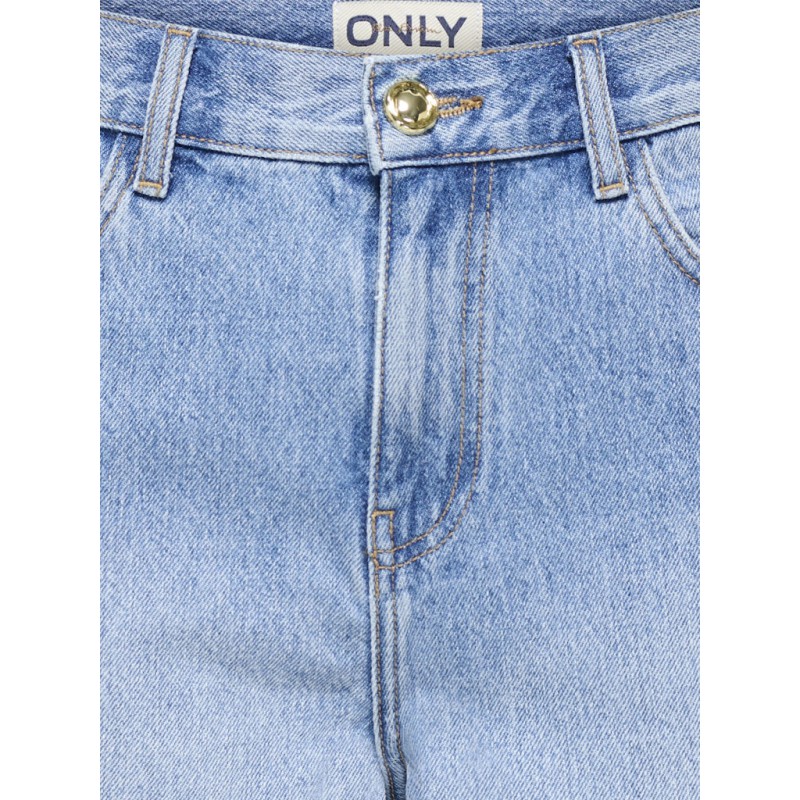 ONLY Zagu-doris midi denim shorts - Medium Blue Denim