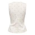 ONLY Naomi aop ærmeløs vest - Egret