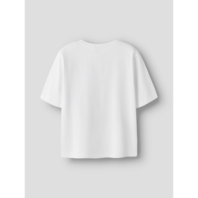 NAME IT KIDS Mara kpop kortærmet t-shirt - Bright White