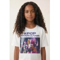 NAME IT KIDS Mara kpop kortærmet t-shirt - Bright White