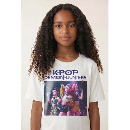 NAME IT KIDS Mara kpop kortærmet t-shirt - Bright White