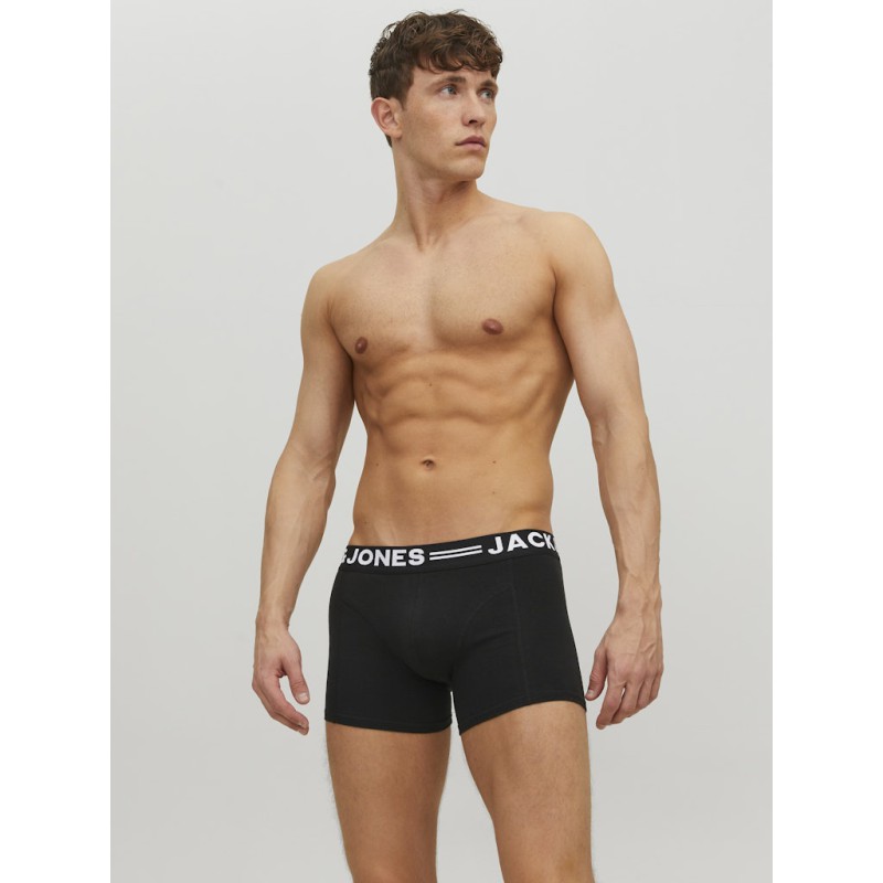 JACK & JONES 3-Pak Sense boksershorts - Black