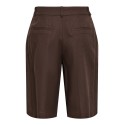 JDY Naomi hør mellem talje bermuda shorts - Chicory Coffee