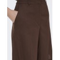 JDY Naomi hør mellem talje bermuda shorts - Chicory Coffee