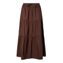 PIECES Pamimilla ankle nederdel - Chicory Coffee