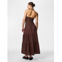 PIECES Pamimilla ankle nederdel - Chicory Coffee