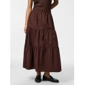 PIECES Pamimilla ankle nederdel - Chicory Coffee