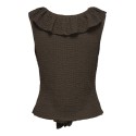 JDY Turbo flæse top - Chocolate Brown