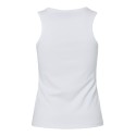 PIECES May embroidery boxer top - Bright White Mystical Eye Embroidry