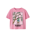 NAME IT Mini Muri Pippi kortærmet t-shirt - Pink Drink