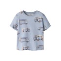 NAME IT Mini Jaxon kortærmet regular t-shirt - Blue Fog