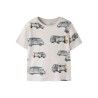 NAME IT Mini Jaxon kortærmet regular t-shirt - Peyote Melange