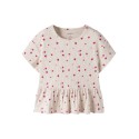 NAME IT Mini Jelly kortærmet top - Peyote Melange