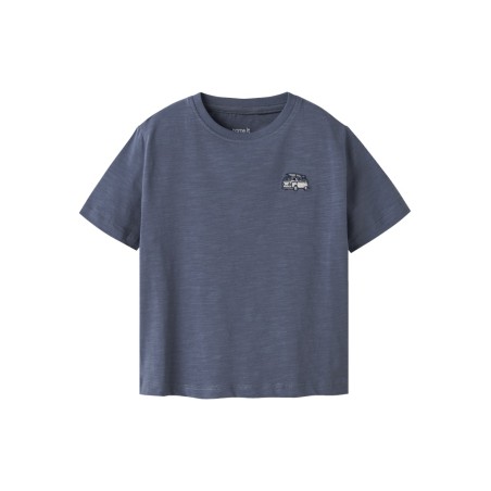 NAME IT Mini Jenso kortærmet regular t-shirt - Vintage Indigo