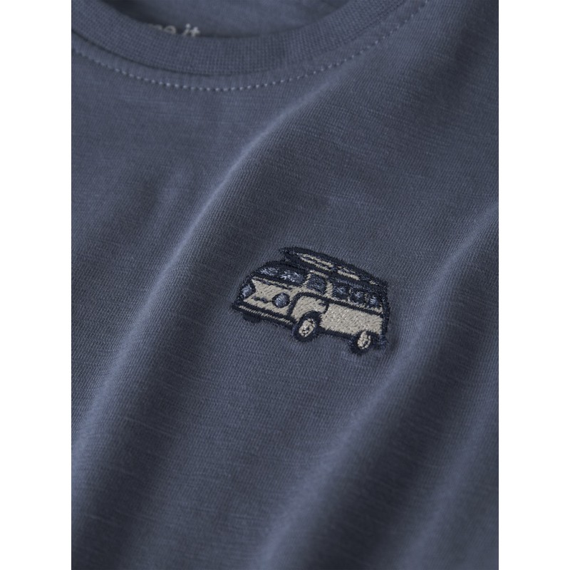 NAME IT Mini Jenso kortærmet regular t-shirt - Vintage Indigo