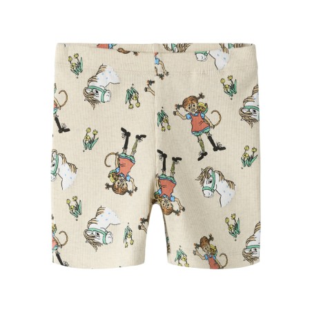 NAME IT Mini Mara Pippi shorts leggings - Peyote Melange
