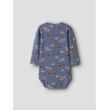 NAME IT Baby Janol langærmet bodystocking - Vintage Indigo