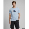 JJ REBEL Thomas kortærmet t-shirt - Cashmere Blue