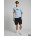 JJ REBEL Thomas kortærmet t-shirt - Cashmere Blue