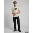 JJ REBEL Thomas kortærmet t-shirt - Moonbeam