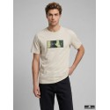 JJ REBEL Thomas kortærmet t-shirt - Moonbeam