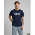JJ REBEL Thomas kortærmet t-shirt - Navy Blazer