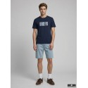 JJ REBEL Thomas kortærmet t-shirt - Navy Blazer