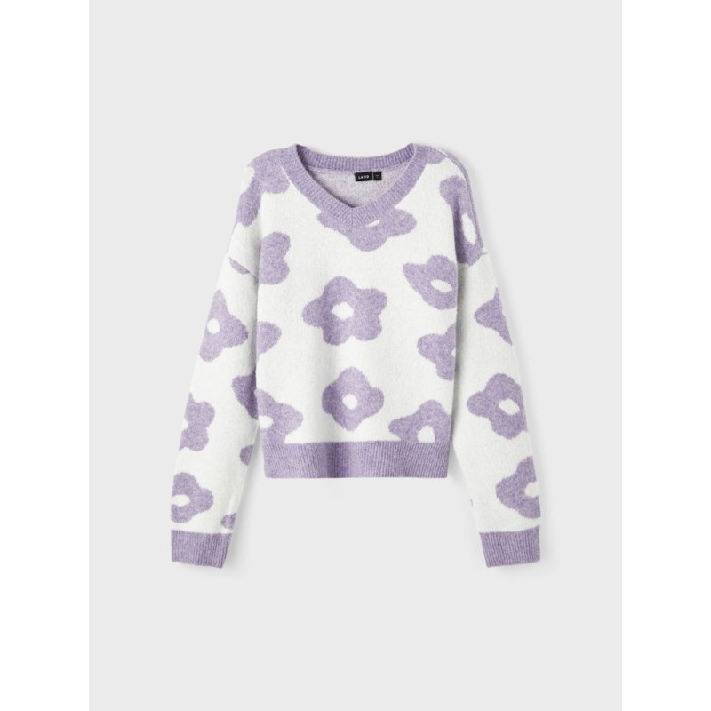 LMTD Taisy L/S Kort Strik - Sand Verbena