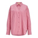 JJXX Jamie langærmet relaxed poplin skjorte - Cerise