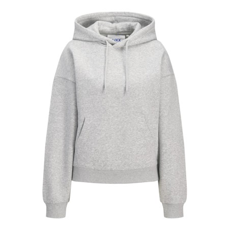 JJXX Studio vesterbro langærmet hættetrøje - Light grey melange
