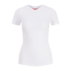 JJXX Gigi kortærmeret V-neck T-shirt - Bright White