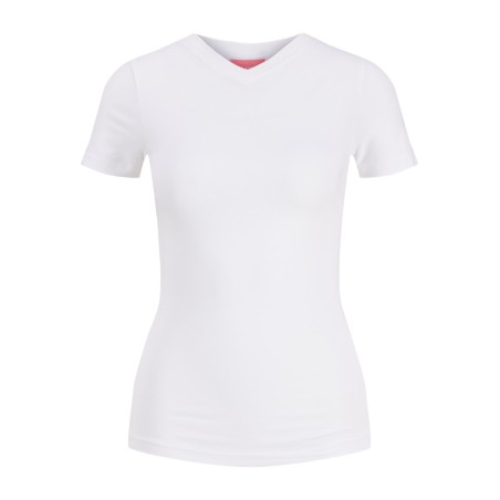 JJXX Gigi kortærmeret vneck t-shirt - Bright White