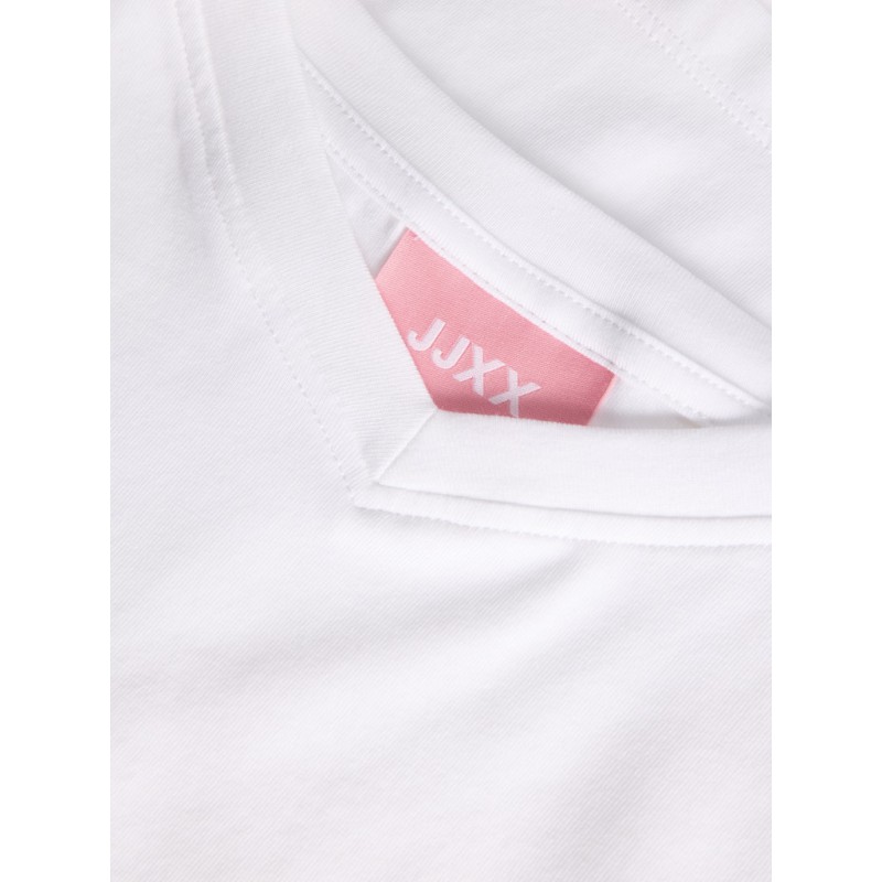 JJXX Gigi kortærmeret vneck t-shirt - Bright White