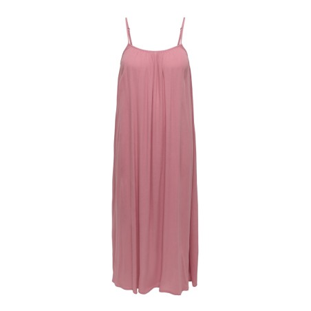 ONLY CARMAKOMA Chiara strop maxi kjole - Dusty Rose