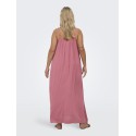 ONLY CARMAKOMA Chiara strop maxi kjole - Dusty Rose