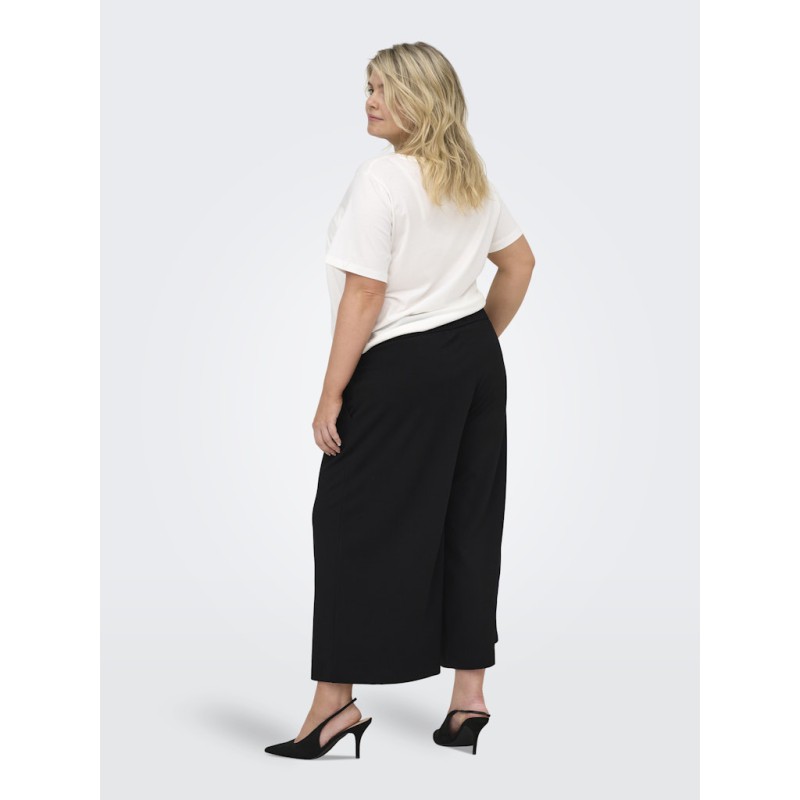ONLY CARMAKOMA Stilla wide culotte bukser - Black